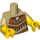 LEGO Tan Tribal Woman Minifig Torso (973 / 16360)