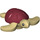 LEGO Tan Turtle (Small) with Dark Red Shell (1315)