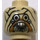 LEGO Tan Tusken Raider Head (Safety Stud) (3626)