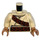 LEGO Beige Tusken Raider mit Kopf Stacheln und Diagonal Gürtel Minifigur Torso (973 / 76382)