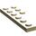 LEGO Zandbruin Wig Plaat 3 x 6 Vleugel Links (54384)