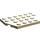 LEGO Zandbruin Wig Plaat 4 x 6 zonder Hoeken (32059 / 88165)