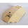 LEGO Tan Windscreen 6 x 8 x 2 Curved with Tracking Sensor Sticker (41751)