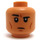 LEGO Tech Minifigure Head (Recessed Solid Stud) (3626 / 68780)