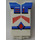 LEGO Technic Action Figure Body Part with Red Stripes and Blue Pattern (2698)