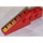 LEGO Technic Brick Wing 1 x 6 x 1.67 with Tiger Stripes (Right) Sticker (2744)