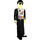 LEGO Technic Figure Schwarz Beine, Light Grau oben mit 2 Brown Belts, Schwarz Arme Technische Abbildung