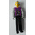 LEGO Technic Figure Cyborg, Purple Torso with cyborg pattern, Mechanical Light gray Arms, Black Legs, Yellow Head, Cyborg Eyepiece Technic Figure
