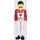 LEGO Technic Figure White Legs, White Top with Red Vest, Red Arms, Black Hair, Red Helmet Technic Figure