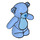 LEGO Teddy Bear with Bright Light Blue Chest (67323 / 98382)