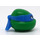 LEGO Teenage Mutant Ninja Turtles Head with Leonardo Blue Mask and Frown (13007)