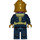 LEGO Thanos with Dark Blue Arms and Helmet with Printed Legs  Minifigure