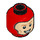 LEGO The Flash Minifigure Head (Recessed Solid Stud) (3626 / 37070)