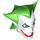 LEGO The Joker Groot Figure Hoofd (12200 / 70578)