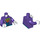 LEGO The Joker with Dark Purple Hat Minifig Torso (973 / 76382)