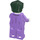 LEGO The Joker with Medium Lavender Suit and Dark Green Hair Minifigure