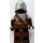 LEGO The Mandalorian med Kappa och Enkel Huvud med Silver Rustning Minifigur