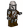 LEGO The Mandalorian met Jetpack en Printed Hoofd met Helm Streep Minifiguur