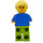 LEGO Ticket booth operator Minifigur