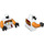 LEGO Tiger Kostyme Boy med Ice Skates Minifigur Overkropp (973 / 76382)