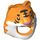 LEGO Tiger Costume Head Cover with Black Stripes (98799)