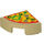 LEGO Fliese 1 x 1 Viertel Kreis mit Pizza Slice (25269 / 29775)