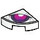 LEGO Fliese 1 x 1 Quartal Kreis mit Purple Eye (25269 / 101320)