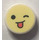 LEGO Tegel 1 x 1 Ronde met Cheeky Wink Emoji (35380)