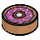 LEGO Fliese 1 x 1 Runden mit Donut (16887 / 21612)