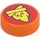 LEGO Tile 1 x 1 Round with Fire Logo (35380)