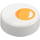 LEGO Tile 1 x 1 Round with Fried Egg (36089 / 98138)