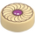 LEGO Tile 1 x 1 Round with Jam Cruller (25462 / 98138)