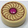 LEGO Tile 1 x 1 Round with Jam Cruller (25462 / 98138)