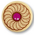 LEGO Tile 1 x 1 Round with Jam Cruller (98138)