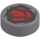 LEGO Tile 1 x 1 Round with Red Rocks (35380 / 104161)