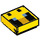 LEGO Tile 1 x 1 with Passive Bee Face with Groove (3070 / 76971)