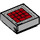 LEGO Tile 1 x 1 with Red Buttons with Groove (3070 / 29310)