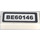 LEGO Tile 1 x 2 with BE60146 Sticker with Groove (3069)