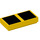 LEGO Fliese 1 x 2 mit Schwarz squares mit Nut (3069 / 31914)