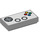 LEGO Fliese 1 x 2 mit Game Controller mit Nut (3069 / 18327)