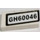 LEGO Tile 1 x 2 with GH60046 License Plate Sticker with Groove (3069)