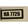 LEGO Tile 1 x 2 with &#039;HA 7726&#039; Sticker with Groove (3069)