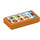 LEGO Fliese 1 x 2 mit Phone Home Screen mit Nut (3069 / 106548)
