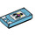 LEGO Tuile 1 x 2 avec Phone avec Affronter et Oreilles avec rainure (3069 / 38456)