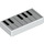 LEGO Tile 1 x 2 med Piano Keys med Rille (3069 / 67047)