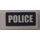 LEGO Tile 1 x 2 with &quot;POLICE&quot; Sticker with Groove (3069)