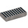 LEGO Tile 1 x 2 with Radiator Grille with Groove (3069 / 41781)