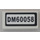 LEGO Tile 1 x 2 with with &quot;DM60058&quot; Sticker with Groove (3069)