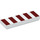 LEGO Tile 1 x 3 with 5 Dark Red Stripes (1546 / 63864)