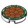 LEGO Tile 2 x 2 Round with 12 Chinese Lion&#039;s Head Meatballs on Green with Bottom Stud Holder (14769 / 49924)